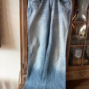 7 For All Mankind Light Blue Bootcut Jeans